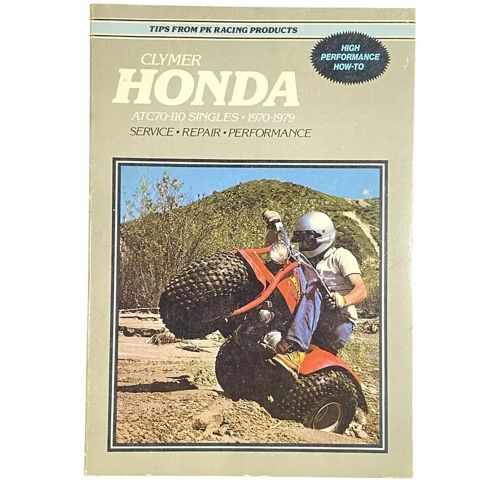 Clymer Honda ATC70 110 Single 1970-1979 Service Repair Manual Three Wheeler M322